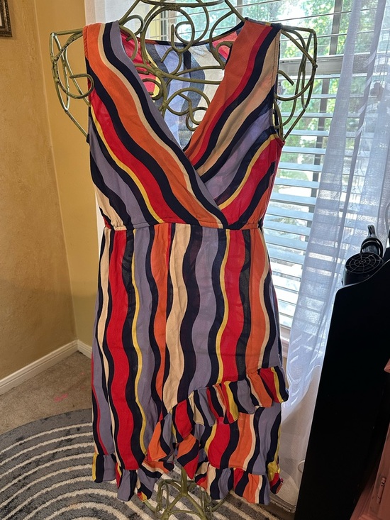 Tracy Reese Dresses & Skirts - Striped Multicolor Wrap-Style Women’s Dress